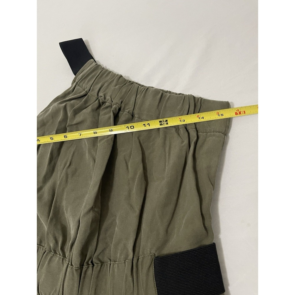 Anthropologie Maeve Verano One Shoulder Utility Jumpsuit Women's Size 0 - Picture 7 of 9